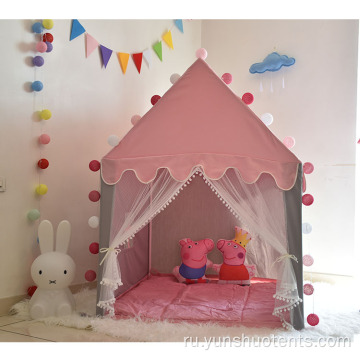 Классическая детская игровая палатка домик принцессы замок